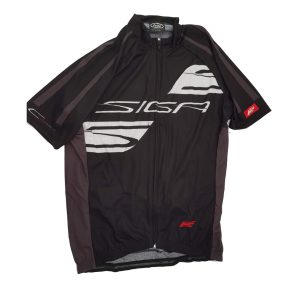 Siga unisex kerékpáros mez fekete M