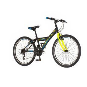 Venssini Parma 24 gyerek kerékpár Fekete-Sárga