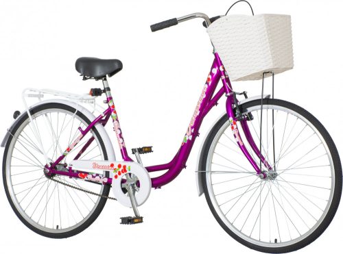 Venssini Diamante 26 lila női városi kerékpár
