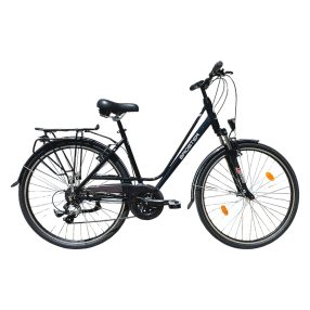   Broster Mavine Lady 28 könnyűvázas női trekking kerékpár 45 cm Fekete