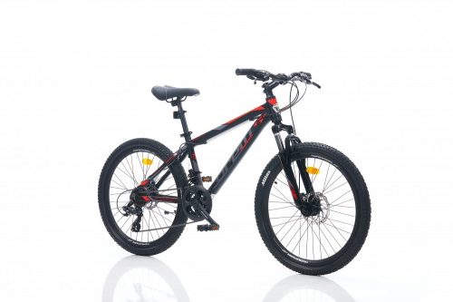 Corelli Felix 2.2 24 MTB gyerek könnyűvázas kerékpár Fekete-Piros