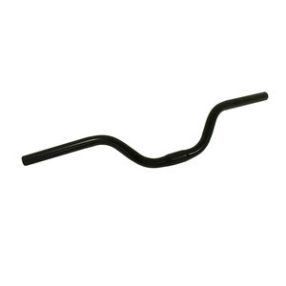 Velostar hajlított alu fekete kormány