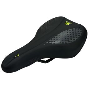 DDK Memo Sport gyerek nyereg fekete-zöld