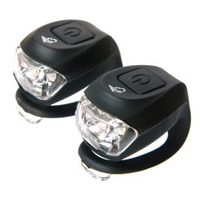 Velotech szilikon lámpaszett fekete