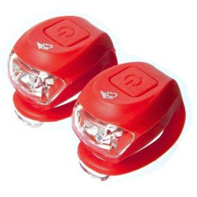 Velotech szilikon lámpaszett piros