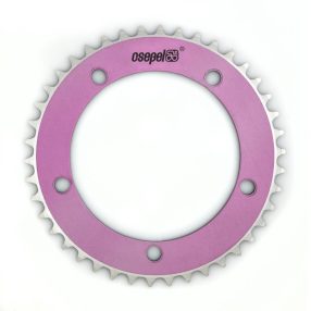 Csepel 48T 1/8 alu lánctányér pink