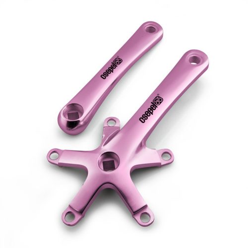 Csepel hajtókar 165mm BCD130mm Röfi Pink