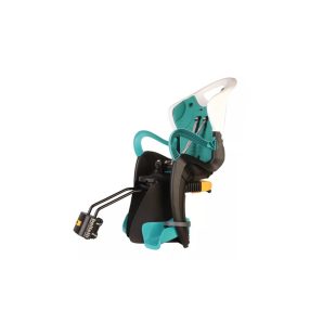   Bellelli Tiger Relax nyeregvázcsőre rögzíthető gyerekülés fekete-türkiz