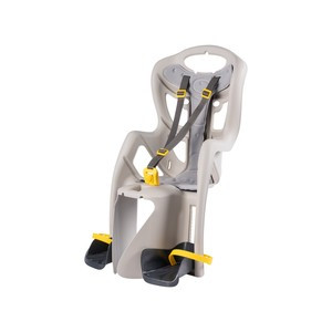 Bellelli Pepe Clamp csomagtartóra rögzíthető gyerekülés világosszürke