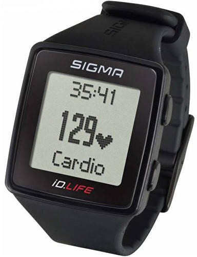 Sigma iD.Life pulzusmérős fekete kilóméteróra