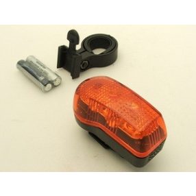 Velostar 3 ledes 4 funkciós hátsó lámpa