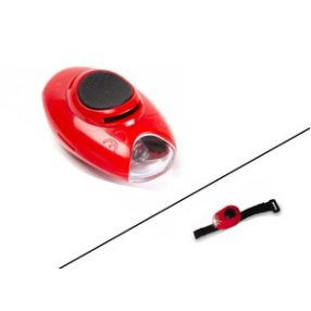 Velostar Round Red villogó