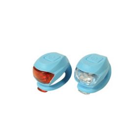 Velostar Szilikon világoskék lámpaszett