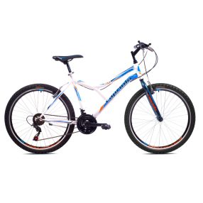   Capriolo Diavolo 600 26" férfi MTB kerékpár 19" Fehér-Kék