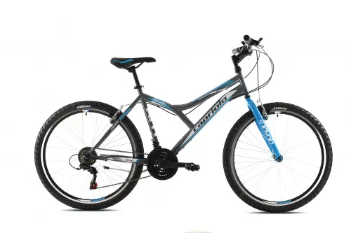 Capriolo Diavolo 600 26" férfi MTB kerékpár 19" Grafit-Kék
