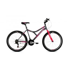   Capriolo Diavolo 600 26" női MTB kerékpár 17" Grafit-Rózsaszín 2020