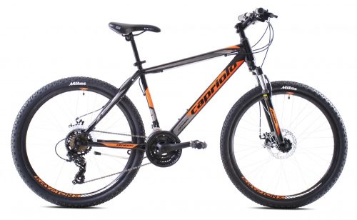Capriolo Oxigen 26" férfi MTB kerékpár 20" Fekete-Narancs