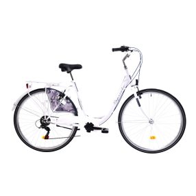   Capriolo Diana 6 sebességes női városi kerékpár 20" Fehér