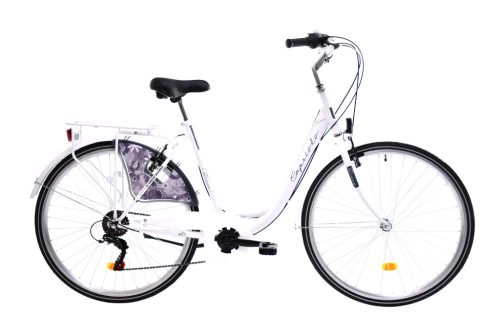 Capriolo Diana 6 sebességes női városi kerékpár 20" Fehér