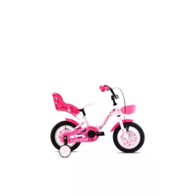 Adria Fantasy 12 gyerek kerékpár Fehér-Rózsaszín