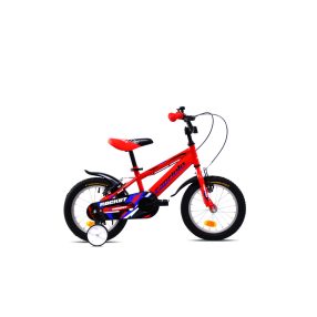   Capriolo Rocket 14" hátra tekerhető gyerek kerékpár Piros