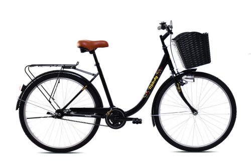 Adria Melody női városi 1 sebességes 26 kerékpár Fekete