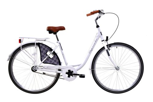 Capriolo Diana 1 sebességes női kontrás városi kerékpár 20" Fehér