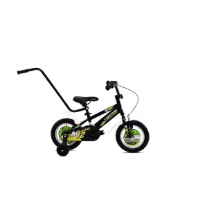 Capriolo Mustang 12" gyerek kerékpár Fekete-Zöld