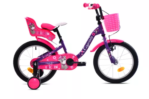Capriolo Viola 16 gyerek kerékpár Lila-Pink