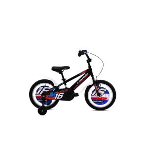Capriolo Mustang 16" gyerek kerékpár Fekete-Piros