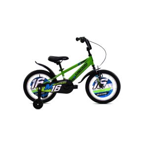 Capriolo Mustang 16" gyerek kerékpár Zöld-Fekete