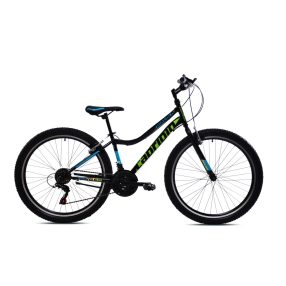   Capriolo Diavolo 600 26" gyermek MTB kerékpár 14" Fekete-Zöld 