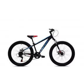 Capriolo Oxigen Disc 24" gyerek kerékpár Fekete-Kék