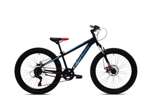 Capriolo Oxigen Disc 24" gyerek kerékpár Fekete-Kék