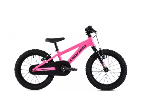Capriolo LC KID 16" hátra tekerhető gyerek kerékpár Rózsaszín