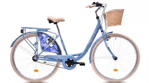 Capriolo Diana női agyváltós városi kerékpár 18" Világoskék