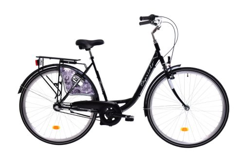 Capriolo Diana női agyváltós városi kerékpár 18" Fekete