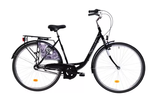 Capriolo Diana női agyváltós városi kerékpár 20" Fekete