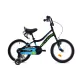 Capriolo Diavolo 16 gyerek kerékpár Fekete-Zöld