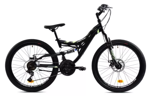 Capriolo CTX 240 24" gyerek kerékpár Fekete-Kék