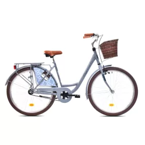   Capriolo Diana 26" 1 sebességes női városi kerékpár 18" Selyemszürke