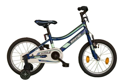 Biketek Smile fiú 16 gyermek kerékpár kék