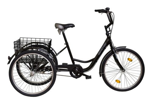 Koliken Gommer három kerekű 1 sebességes kerékpár fekete
