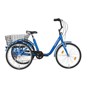 Koliken Gommer három kerekű 6 sebességes kerékpár Kék