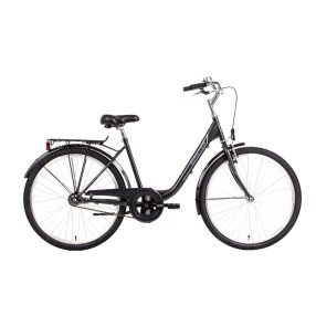 Biketek Feliz 26 kontrás városi kerékpár Grafit