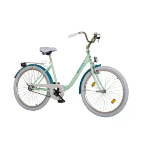 Biketek Feliz 26 kontrás városi kerékpár Menta