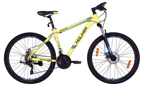 Koliken RockTop férfi MTB kerékpár sárga-kék 19"
