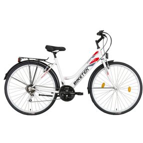 Biketek Maxwell női trekking kerékpár fehér