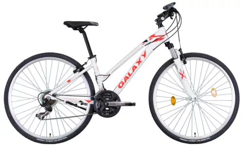 Galaxy TL820 férfi Trekking kerékpár Fehér-Piros