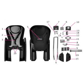 OK Baby Body Guard szíj lábtartó